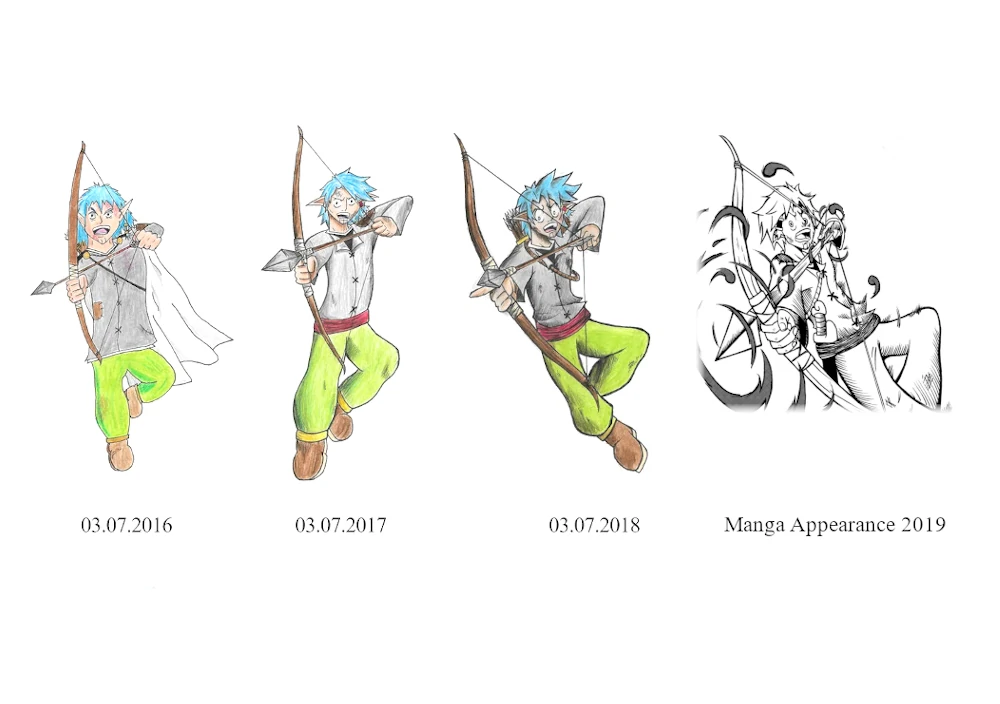 Artwork Drawing Progress